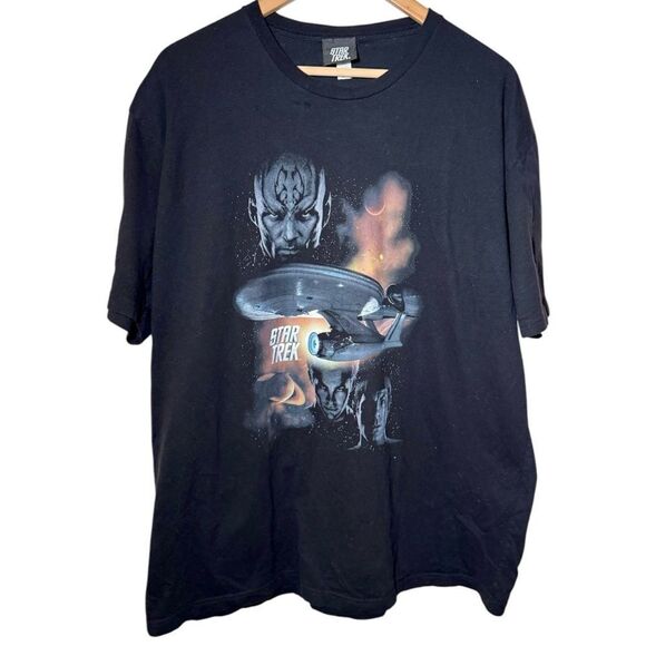 2009 Star Trek Movie Promo Graphic T Shirt Sci-Fi Black Unisex Size XXL - Picture 1 of 5